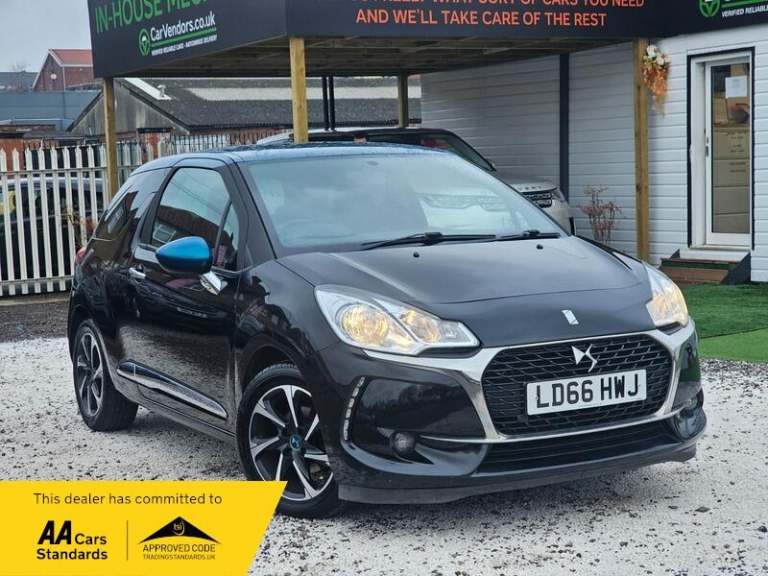 2016 DS Automobiles DS 3 1.2 PureTech Elegance Euro 6 (s/s) 3dr HATCHBACK Petrol Manual