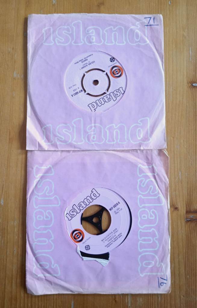 Pair of Island Records Vinyl Singles – Vintage Music