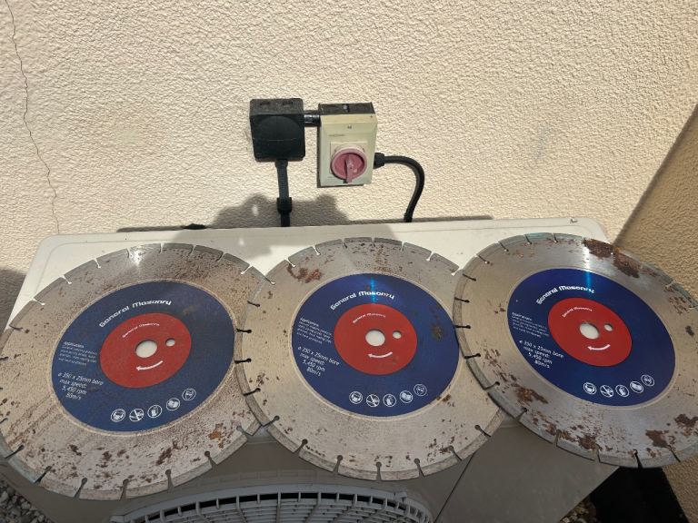 3 x General Masonry 350mm Diamond Blades