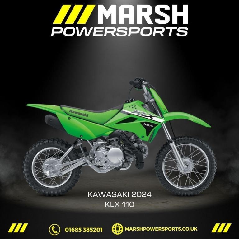 Kawasaki KLX 110 2024 Model - Kawasaki Main Dealer - Buy Today!