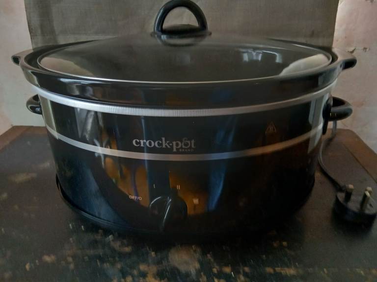 Crock-Pot Slow Cooker 6.5L - Removable Ceramic Bowl - Black