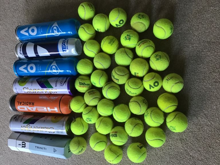 DOG BALLS 20 TENNIS BALLS - POST OR COLLECT SURREY