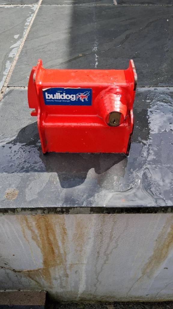 Bulldog hitch lock.