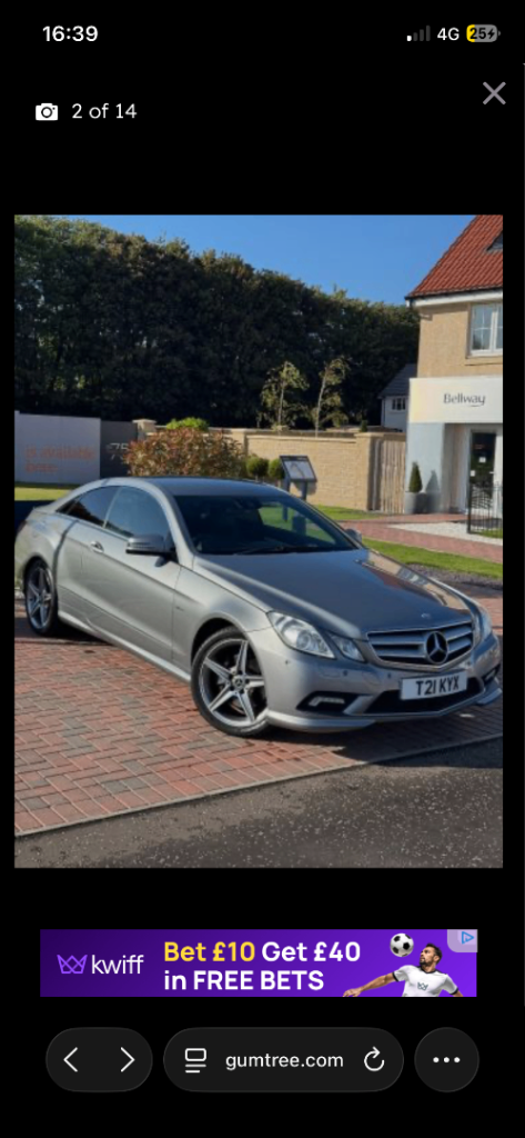 Mercedes-Benz, E CLASS, Coupe, 2011, Semi-Auto, 2987 (cc), 2 doors