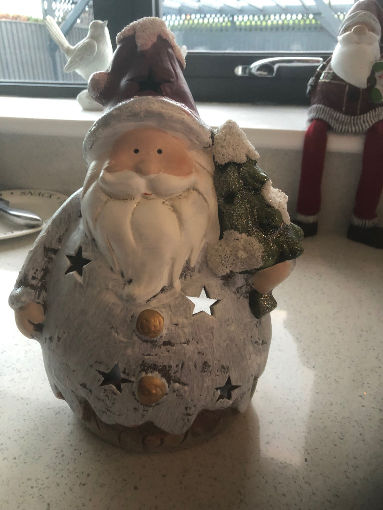 Father Christmas Incense Burner (New) Excellent Condition 