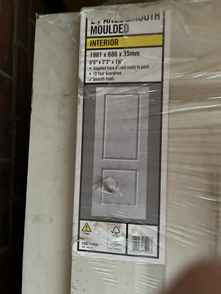 Moulded door