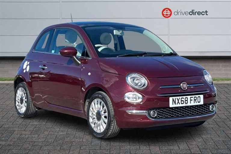 2018 Fiat 500 1.2 Lounge 3dr HATCHBACK PETROL Manual