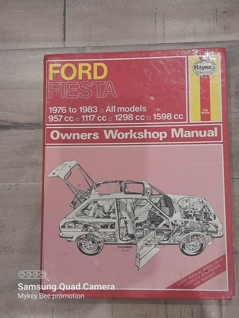 Haynes Ford fiesta 1976-1983 workshop manual 