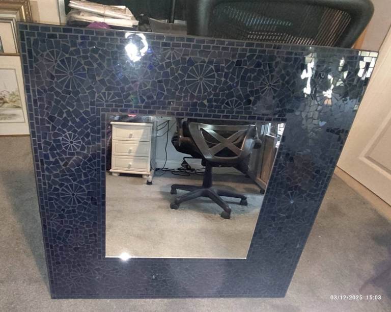 Mosaic Tile Mirror - Square Mirror - 90 cm x 90 cm