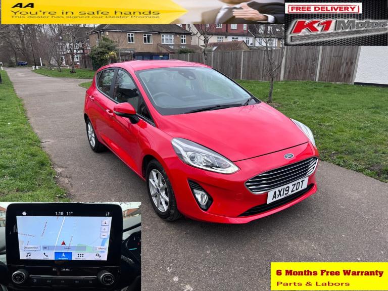 2019 Ford Fiesta 1.0 EcoBoost Zetec 5dr HATCHBACK Petrol Manual