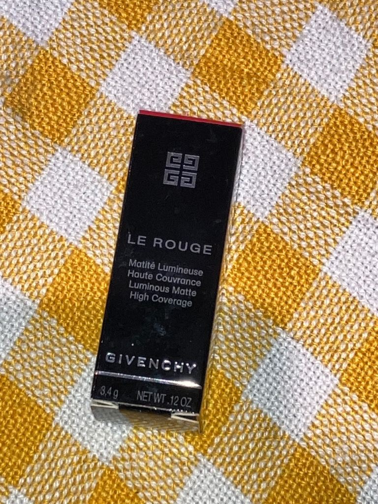 New. Givenchy. Lipstick. Le Rouge. Luminous Matte. High Coverage. 333 Interdir. RRP £39