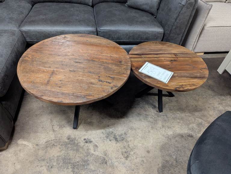 Java Pair of side table RRP £359!!