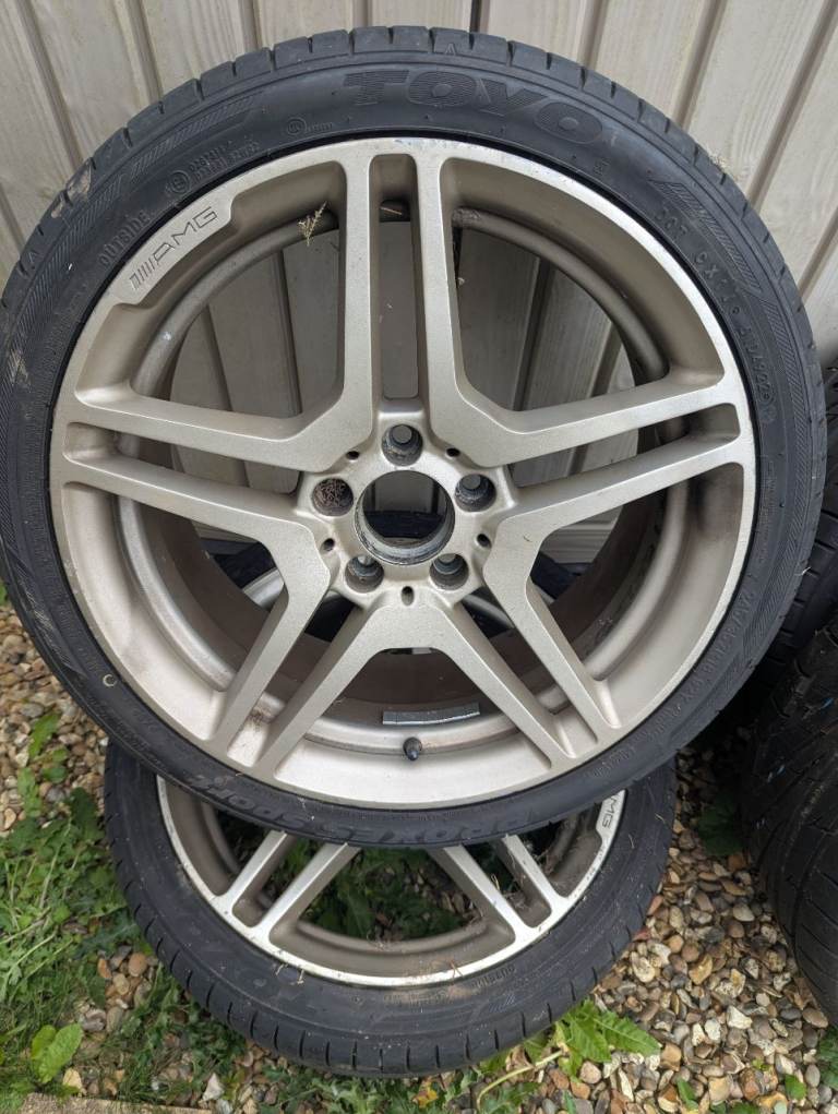 4X AMG Wheels and Tyres 