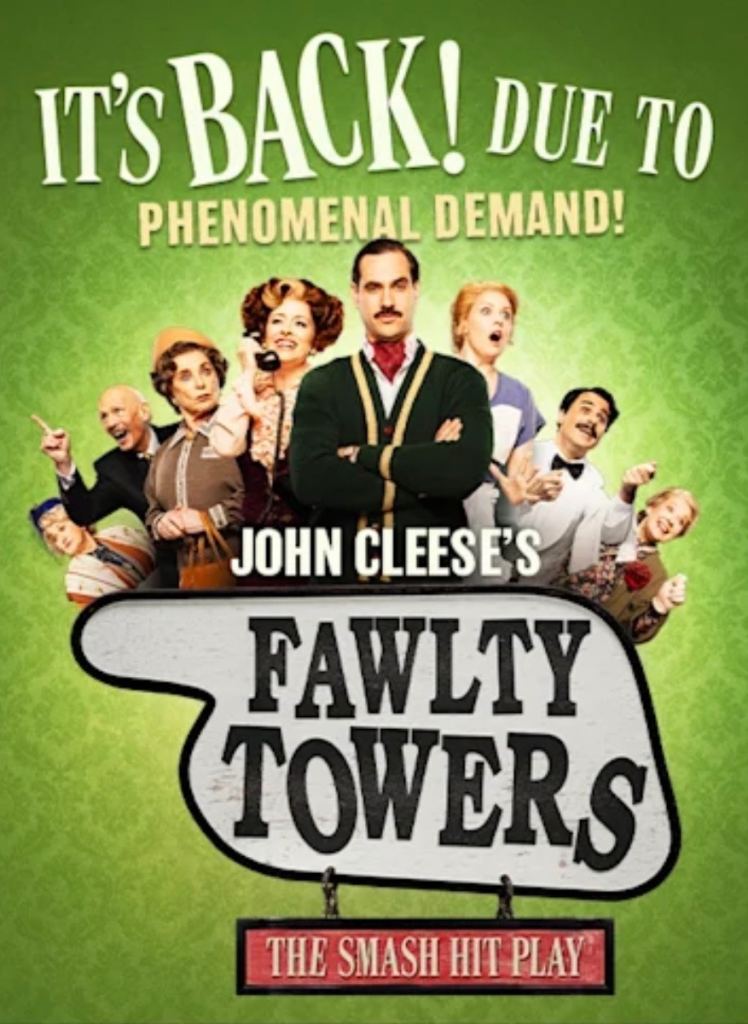 2x tickets Fawlty Towers play 