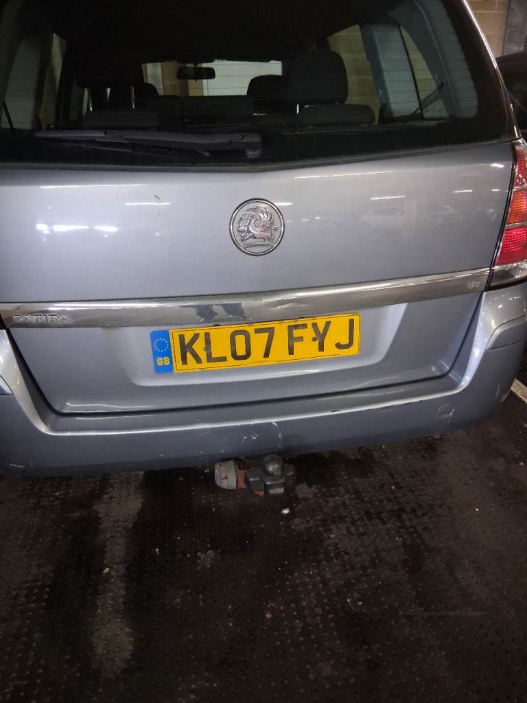 Vauxhall, ZAFIRA, MPV, 2007, Manual, 1796 (cc), 5 doors