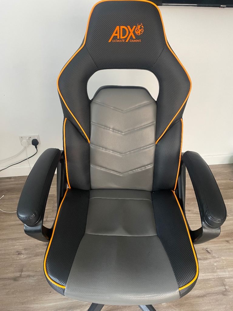 ADX Ultimate Gaming Chair – Black, Grey & Orange