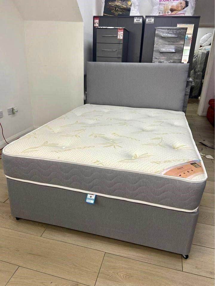  Christmas Deal of the Day! 🎅🏻 Double Divan Bed With Mattress Included **
