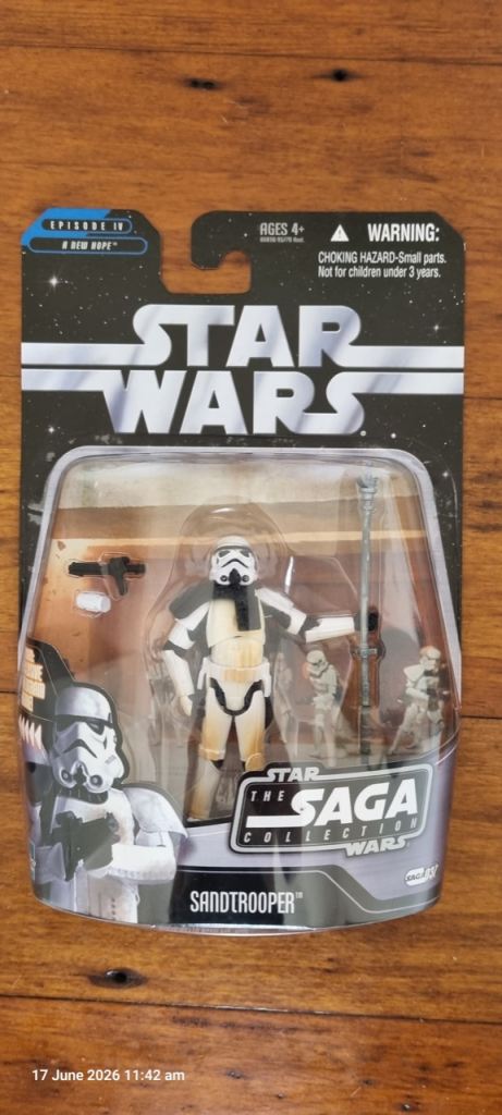 Star Wars The Saga Collection Sandtrooper Action Figure