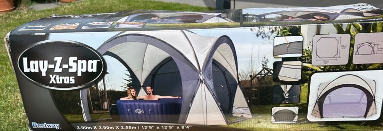 Bestway Lay-Z-Spa Gazebo Dome Tent for Hot Tubs