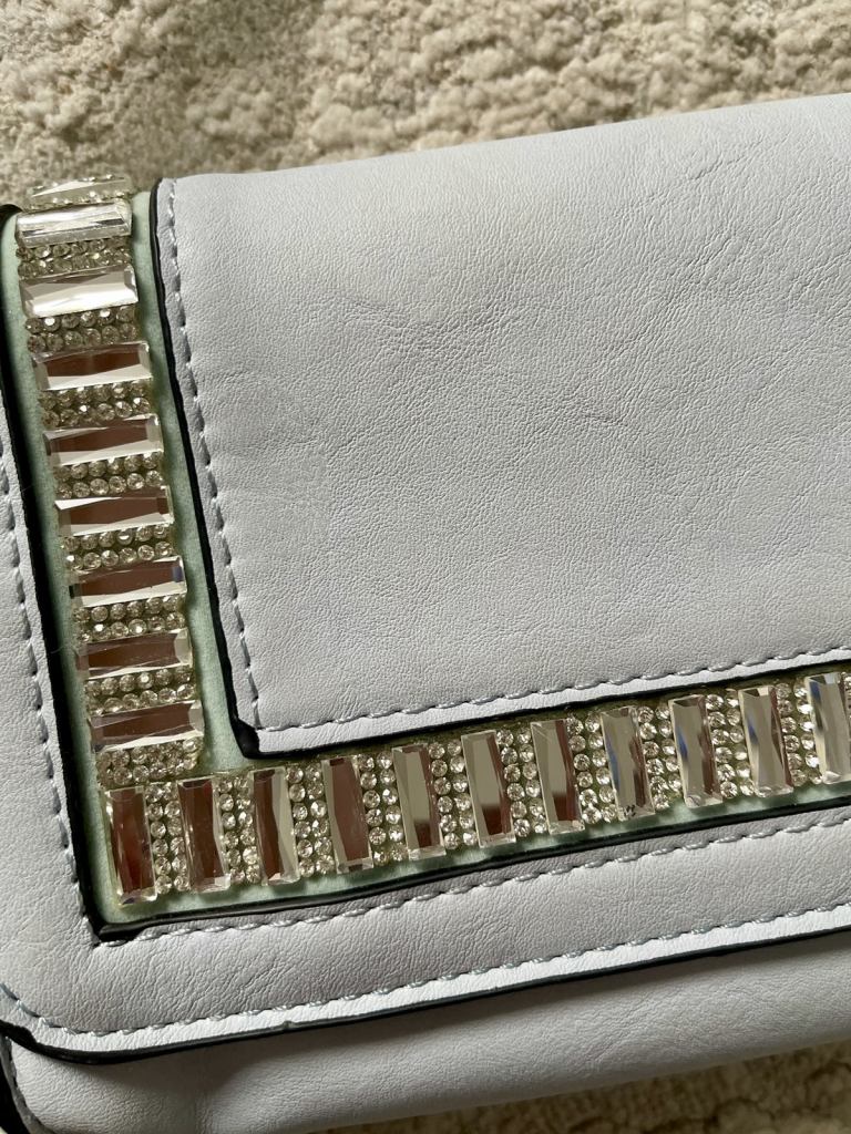 Light blue new hand bag 