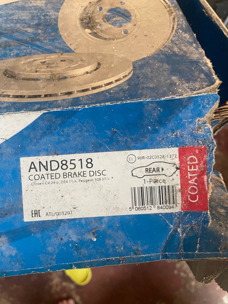 2 Brake discs Citroen / Peugeot 