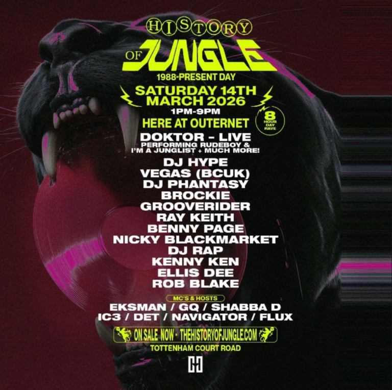 History of Jungle 14th March @ Outernet