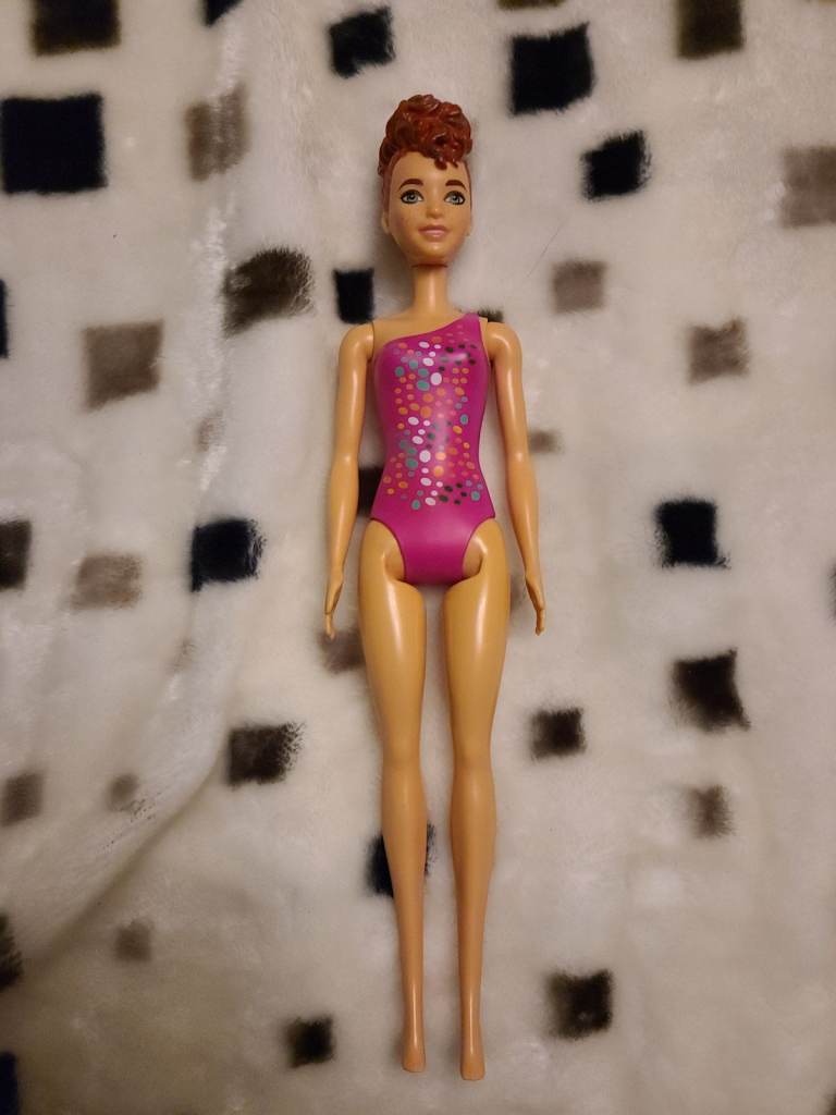 Funky swimming barbie