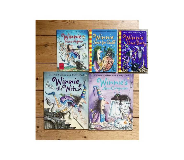 5no. Winnie the Witch books