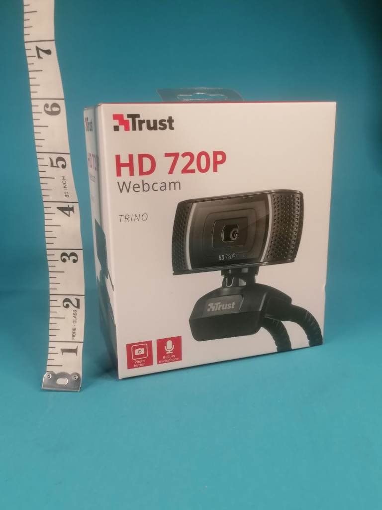 Brand new Trust Trino HD Video Webcam Recording in 720p Dual Function 8 Megapixel Camera. 