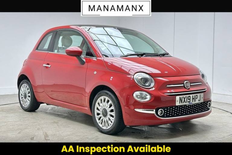 2019 Fiat 500 1.2 Lounge 3dr HATCHBACK PETROL Manual