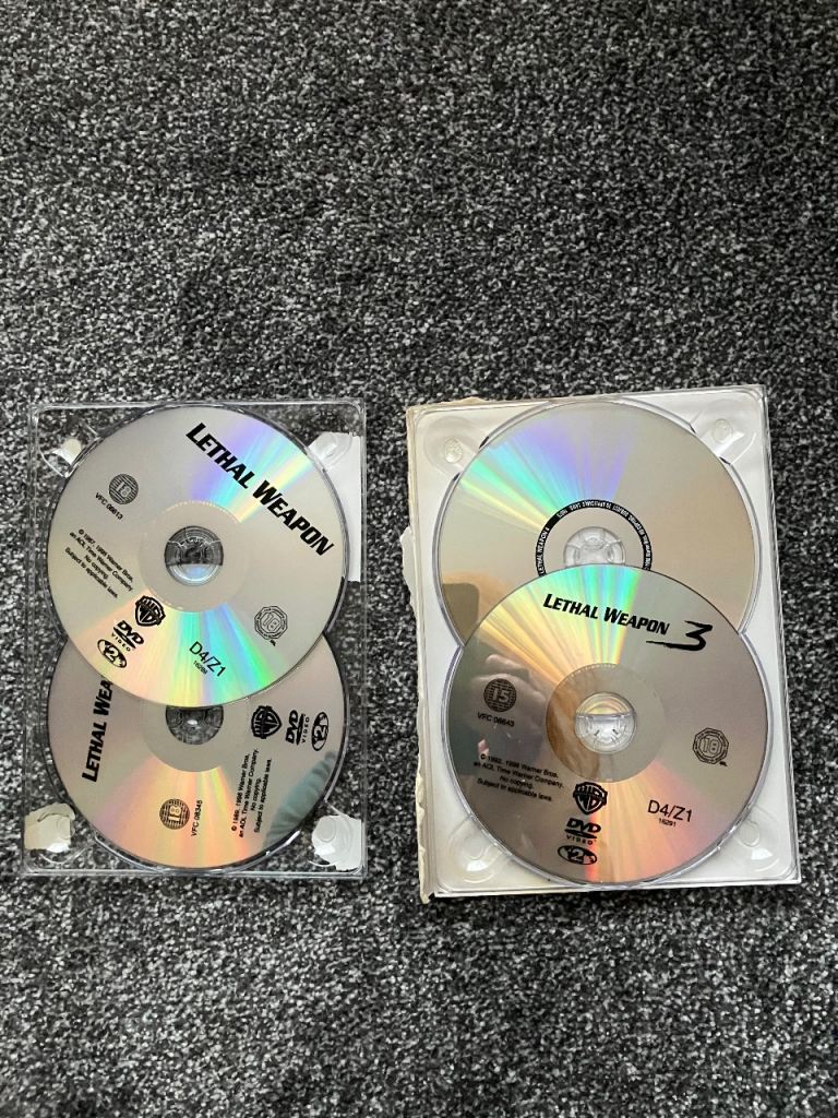 Lethal Weapon DVD Collection - Good Condition