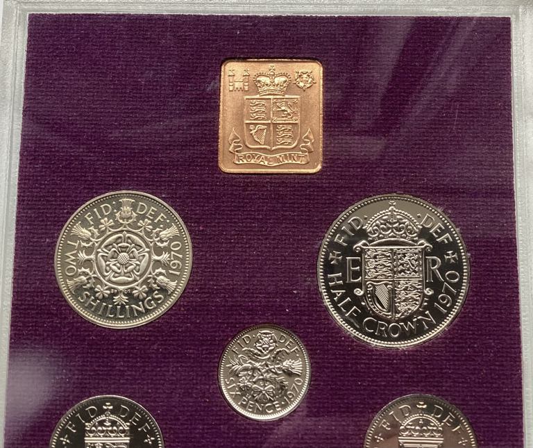 1970 Royal Mint Coinage of Great Britain Proof Set 