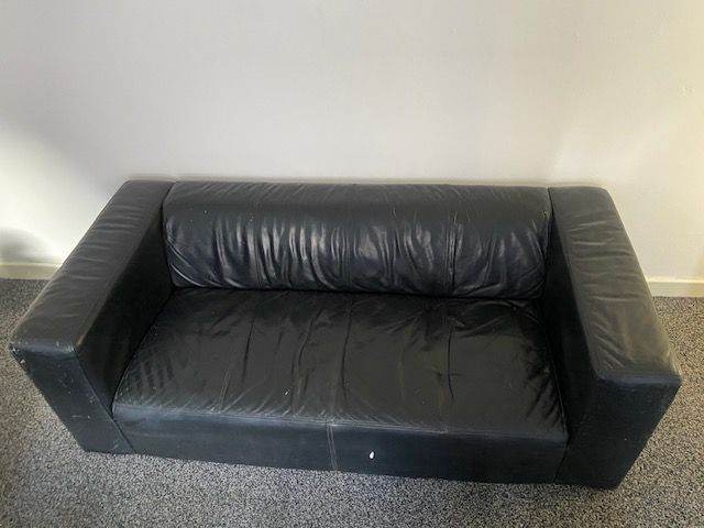 FREE Leather 3 Seater Sofa 