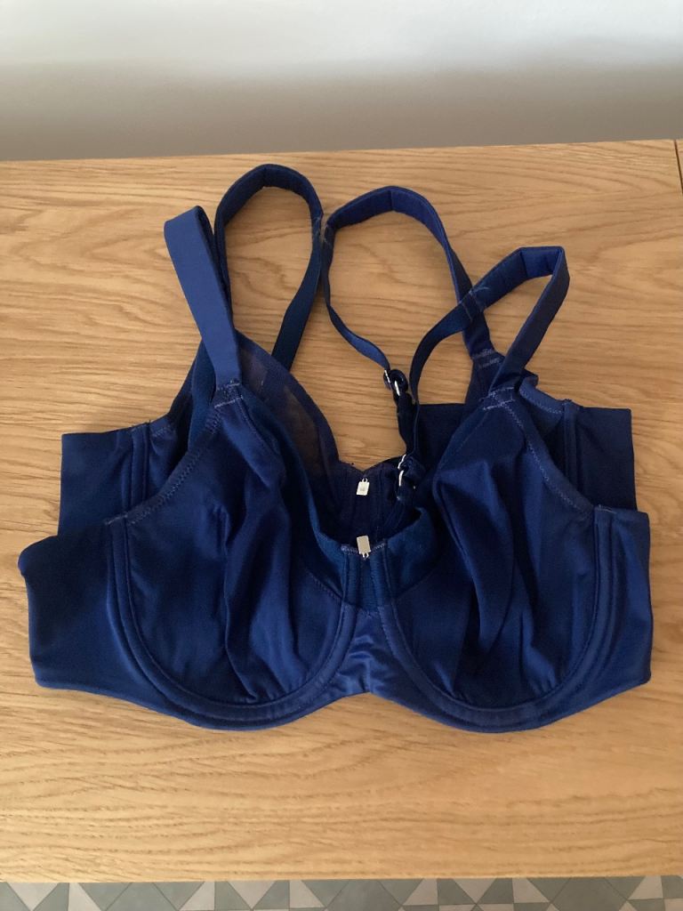 Triumph True Sensation Underwired Blue x 2 Bras 36C