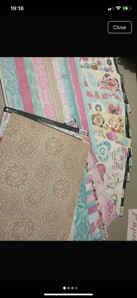 Craft Paper Packs - New, Unused Scrapbooking Supplies