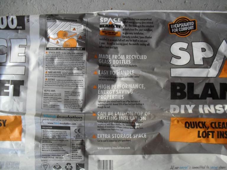 Knauf Insulation Space Blanket  Loft Insulation