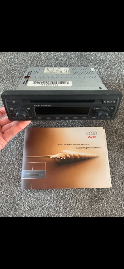 Audi Concert Stereo System