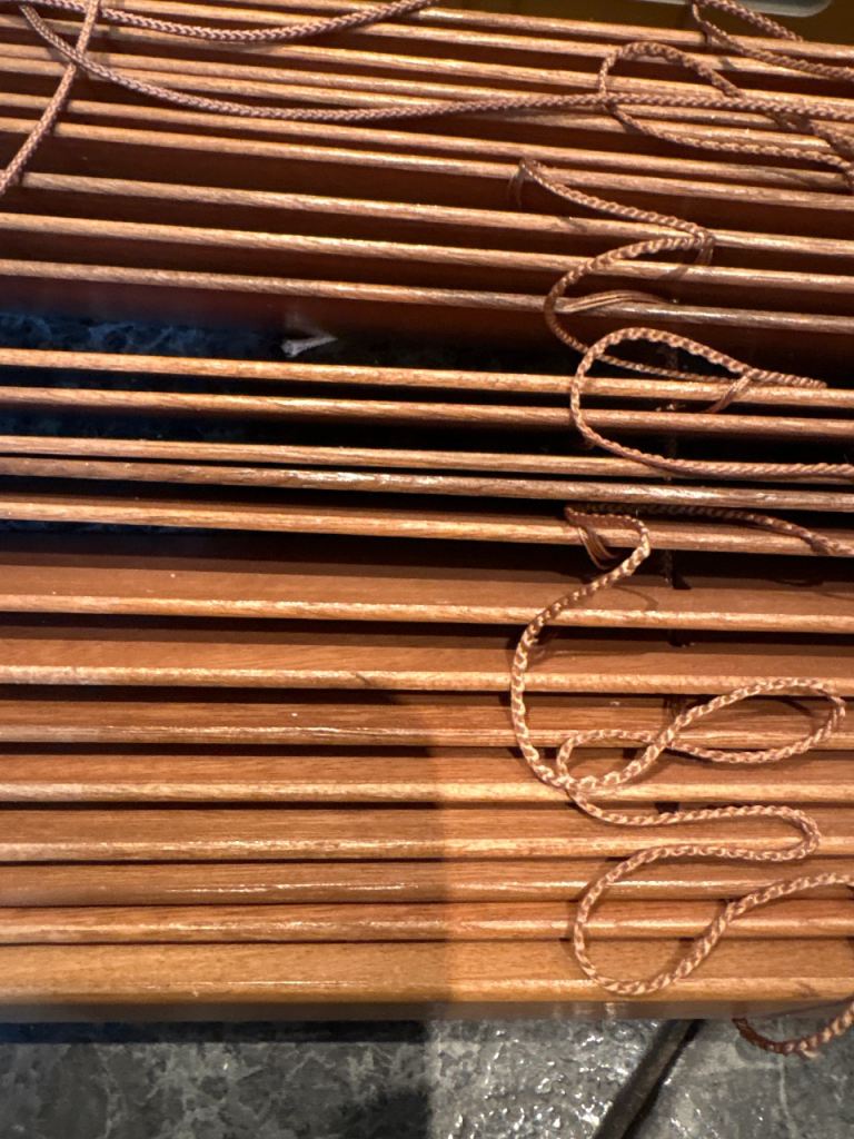 Natural colour Wooden Venetian blinds x11 various sizes 