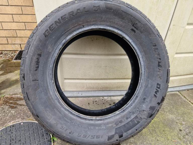 195/65/R15 part worn General tyre