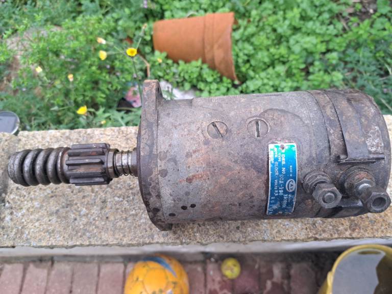 Landrover 24 volt starter motor