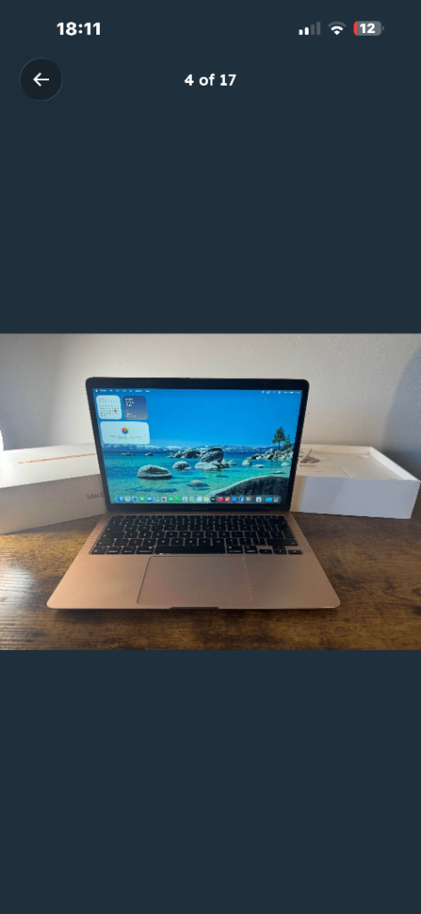 MacBook Air rose gold 2020 m1 13 inch 