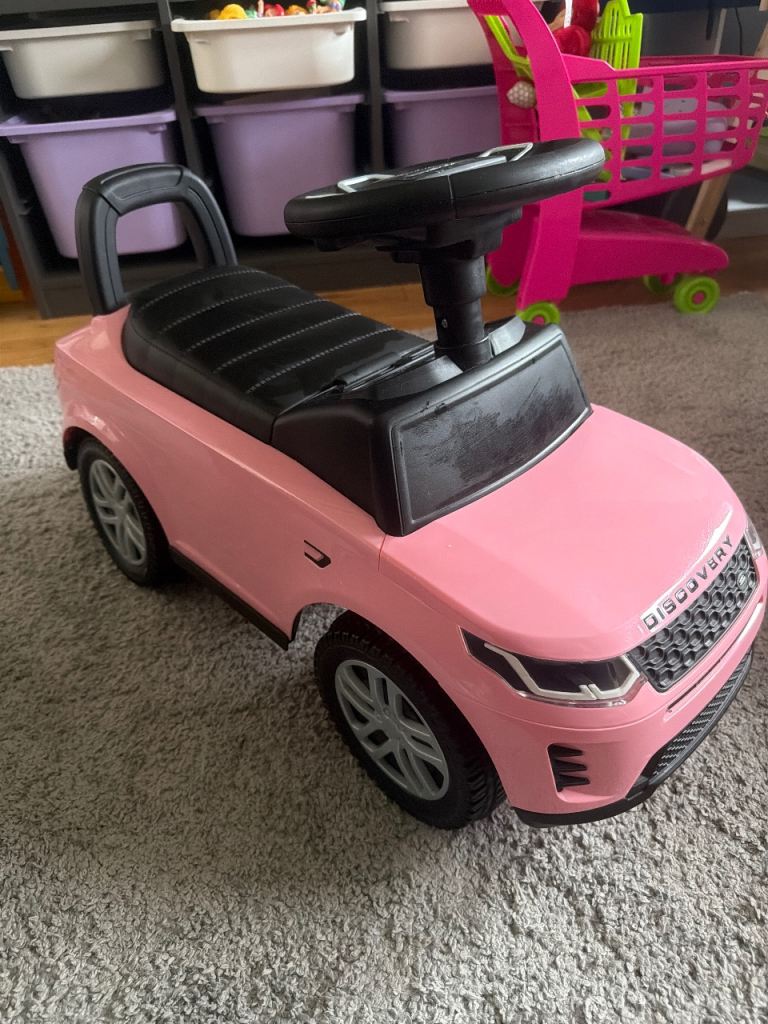 Pink Discovery Ride-On Car With Sounds