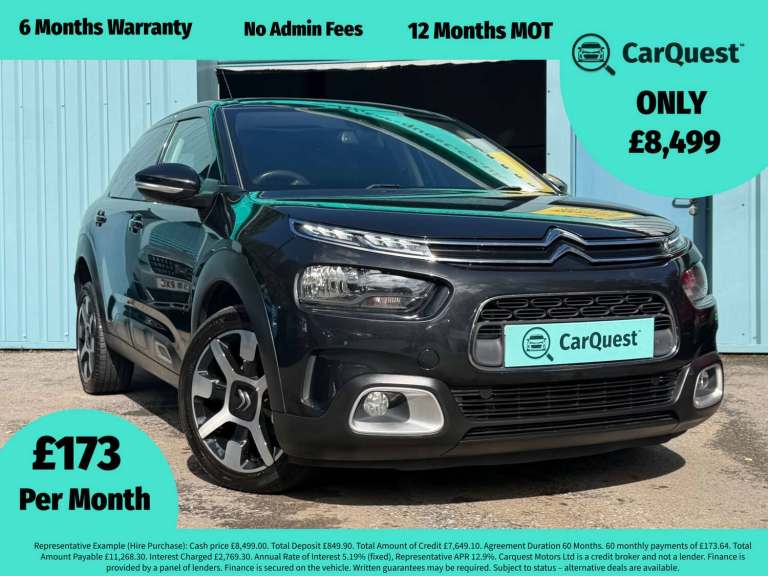 2019 Citroen C4 Cactus 1.5 C4 Cactus Flair Blue HDi S/S 5dr SUV Diesel Manual