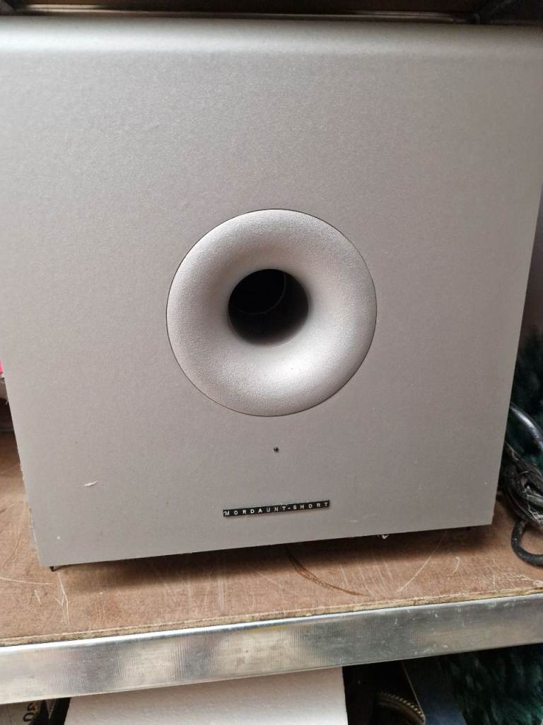 Mordant MS308 Active Subwoofer – Silver, Good Condition