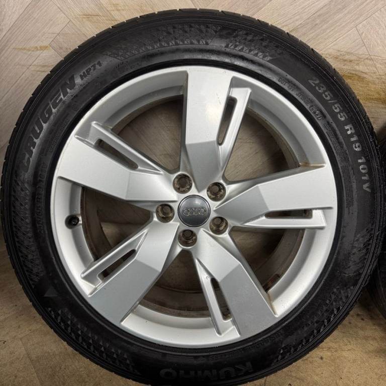 19'' GENUINE AUDI Q5 5 SPLIT SPOKE S LINE ALLOY WHEELS TYRES ALLOYS