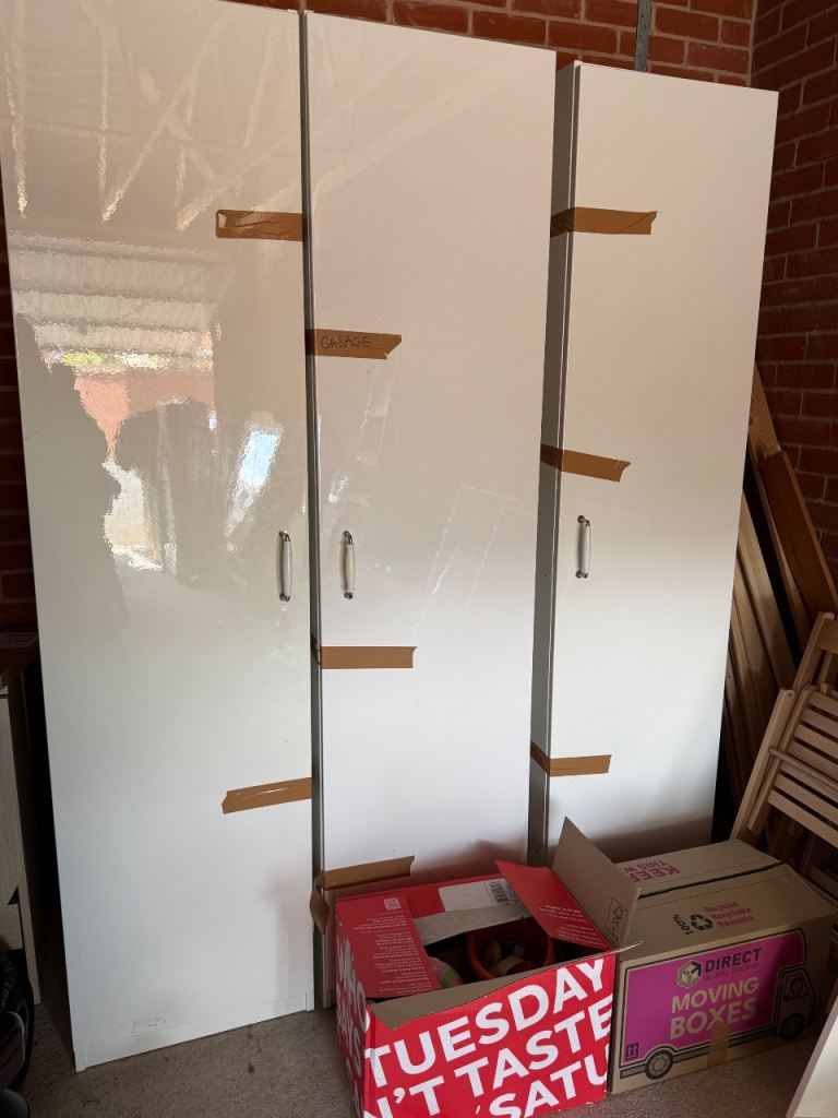 4 x ikea wardrobes 