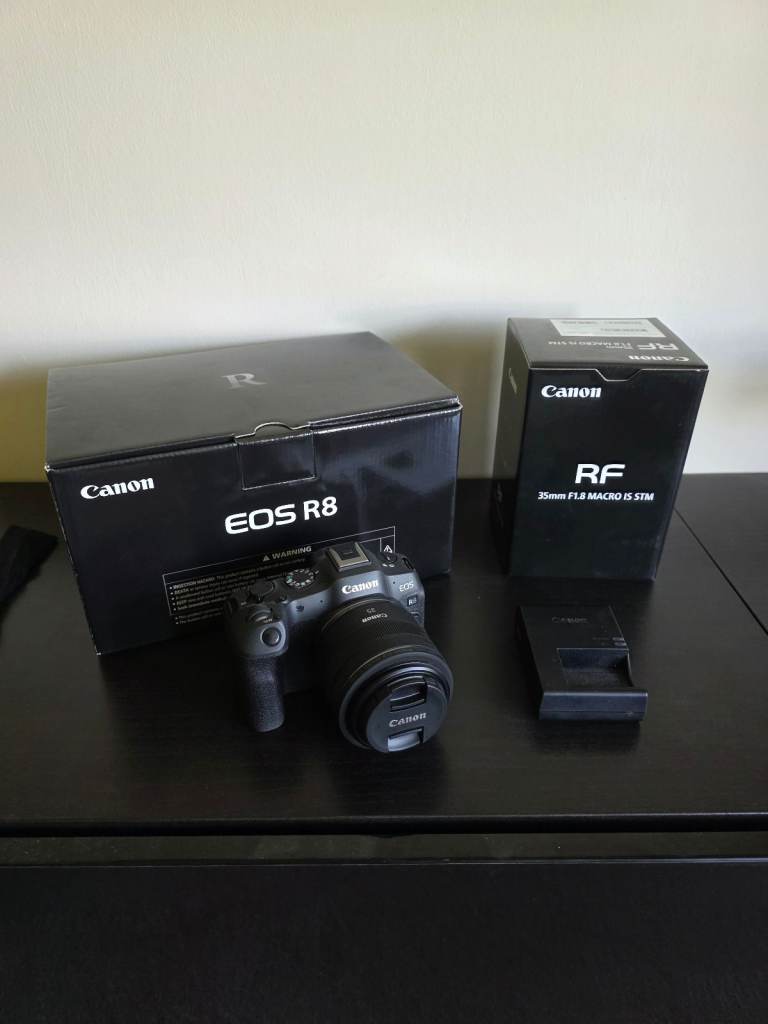 Cannon EOS R8 and Cannon RF 35mm f/1.8 IS Macro STM