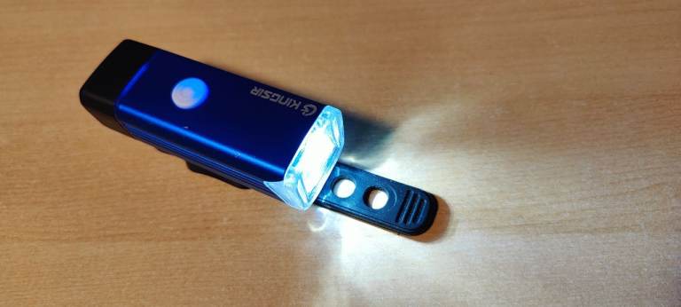 Bike front LED light rechargable in working condition