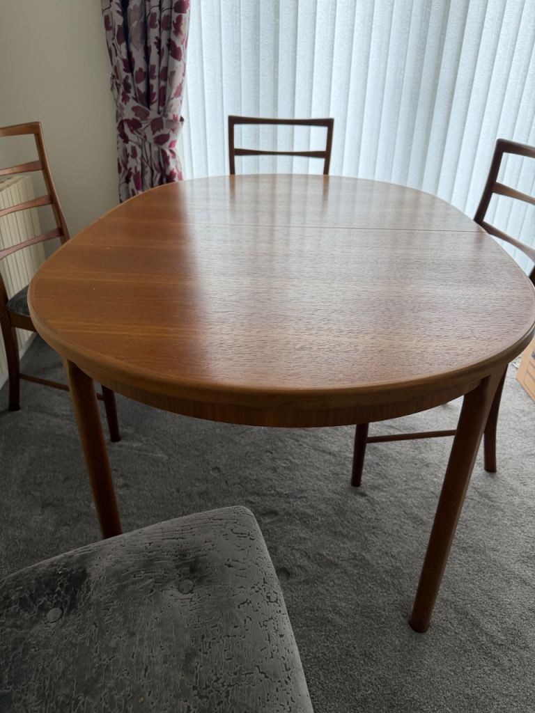 FREE, Table with 6 chairs and chairs recently  been  recovered