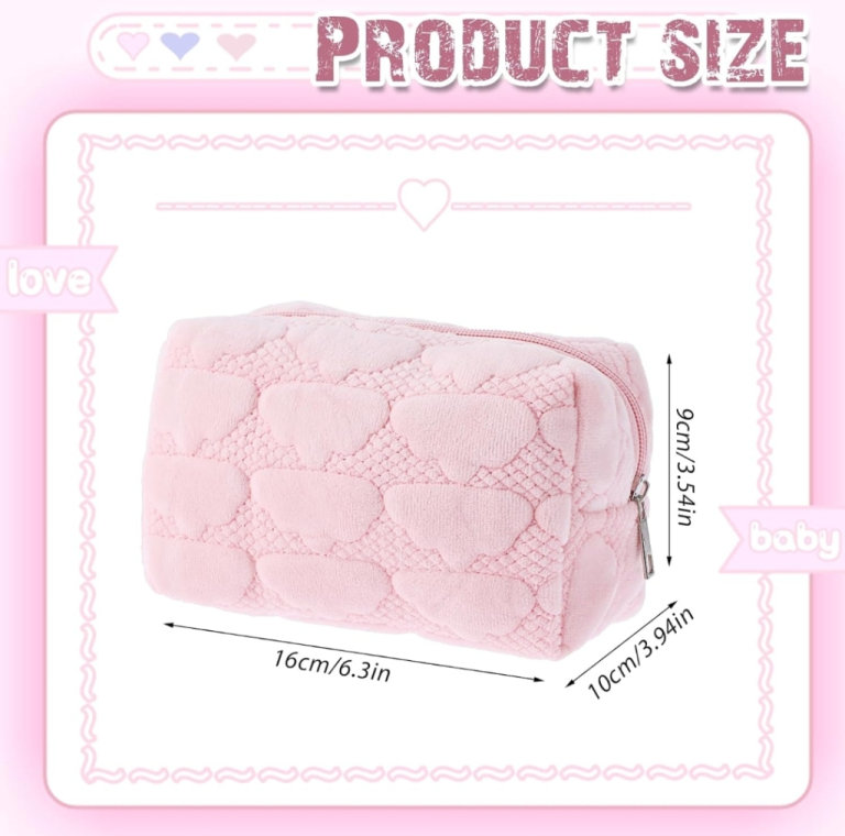 Molain Cosmetic Bag, Cute Creamy Cloud Large Cosmetic Bag